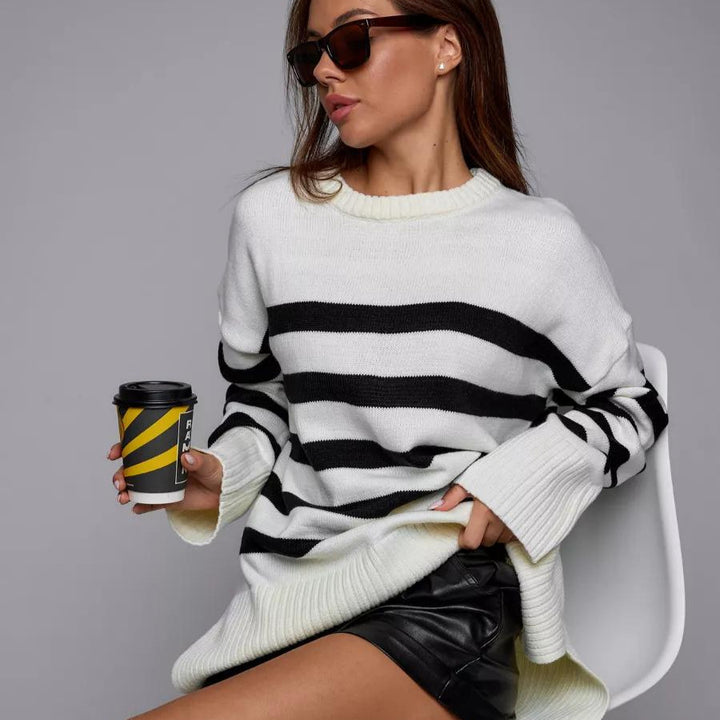 Women Oversized Knit Sweater Lune London
