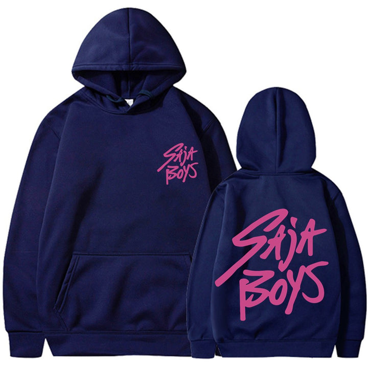 Women's hoodie with distinctive lettering and kangaroo pocket Chic & Stil