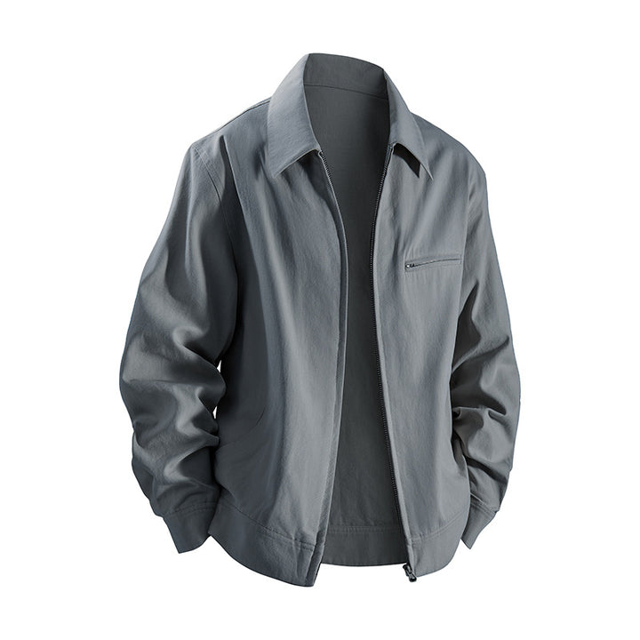 Casual transition jacket for men with practical pockets and modern fit Lune London