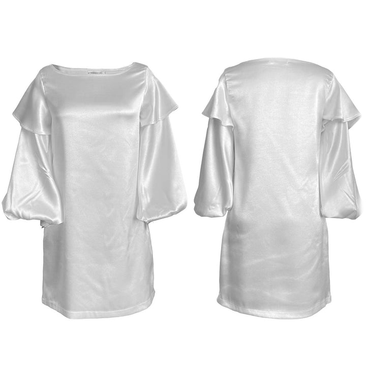 Elegant dress for women with voluminous and fluid sleeves Lune London