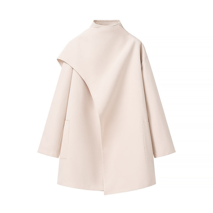 Manteau élégant pour femmes avec coupe asymétrique et poches pratiques Chic & Stil