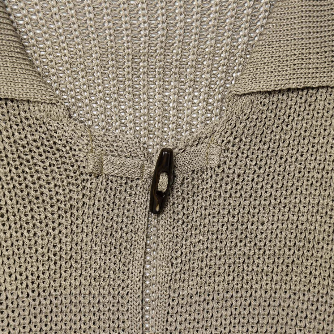 Lightweight knitted jacket for women with stylish button details Lune London