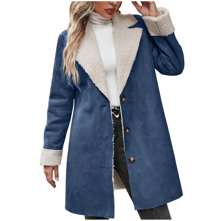 Elegant and warm ladies faux fur jacket with chic collar Lune London