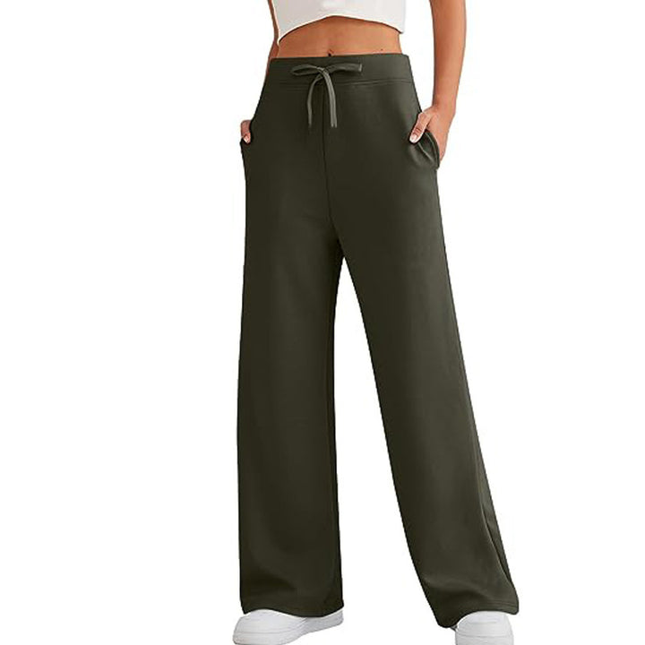Ladies Comfortable and Trendy Leisure Pants with Wide Cut Lune London