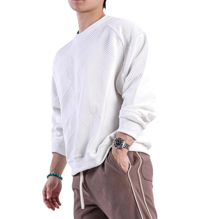 Women's sweater with an innovative structure design and a breathable cotton blend Lune London
