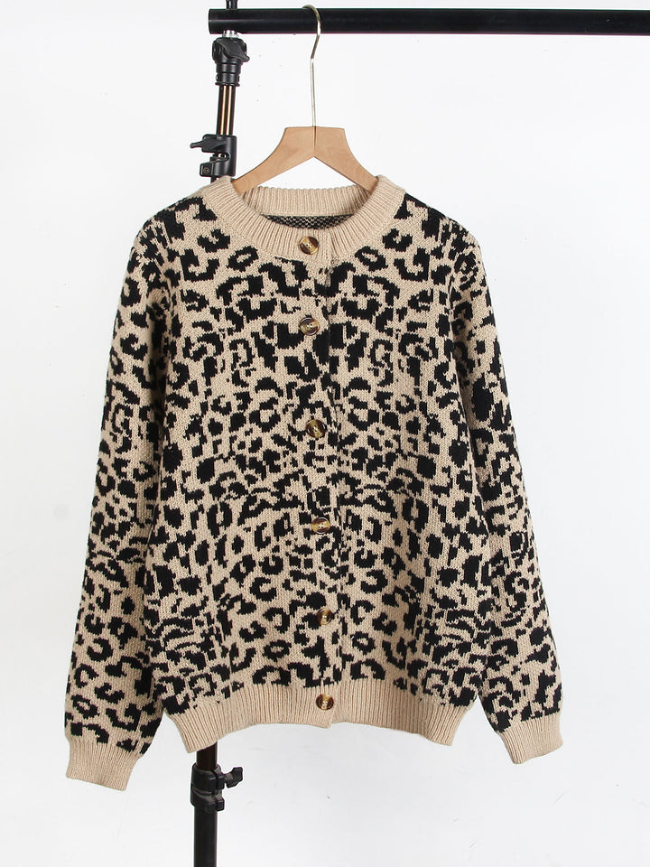 Women’s Casual Animal Prints Sweater Chic & Stil