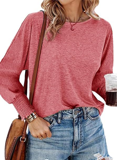 Casual long sleeve t-shirt for ladies with unique sleeve finishes Lune London