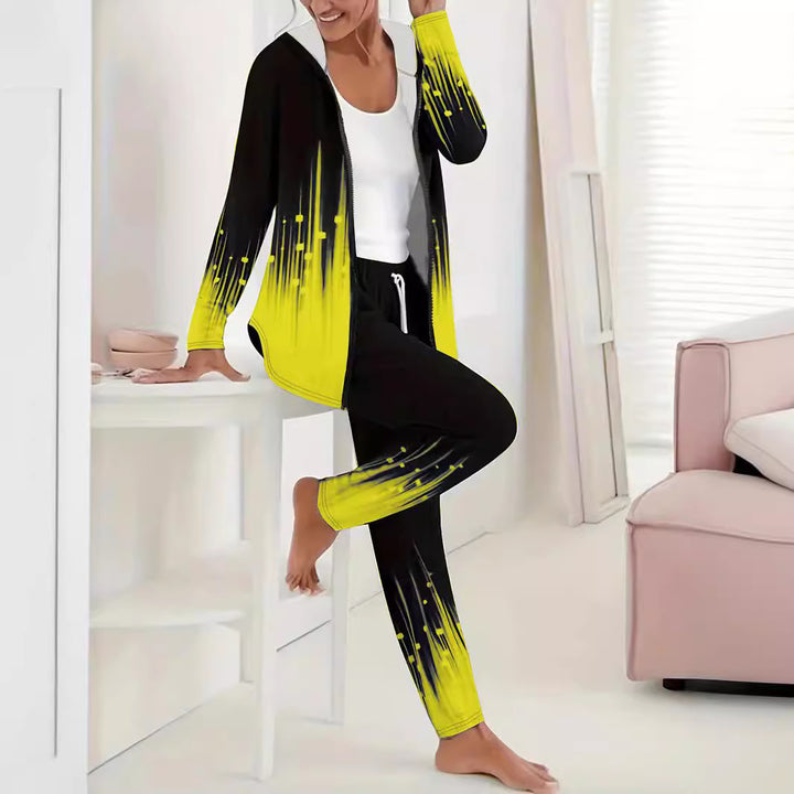 Lune London women's sports leisure set with modern gradient color details