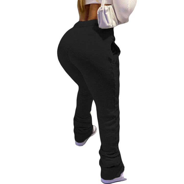 Casual jogging pants for women with an elastic waistband and side pockets Lune London