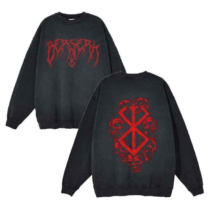 Women's sweatshirt with unique gothic motif Lune London