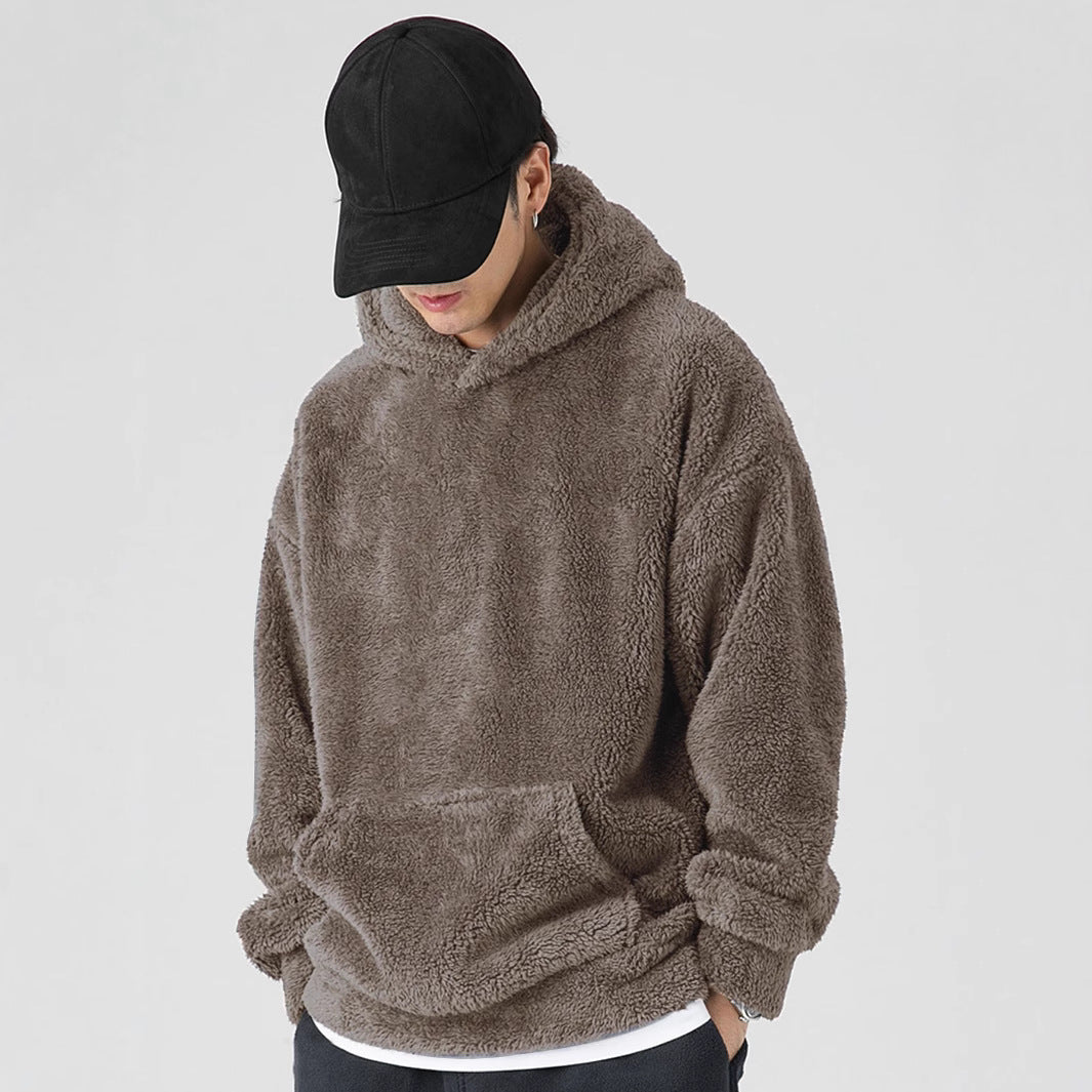 Ladies Cozy Fleece Hoodie with Kangaroo Pocket Lune London