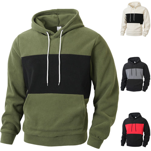 Men's Fleece Hoodie with Innovative Design Lune London