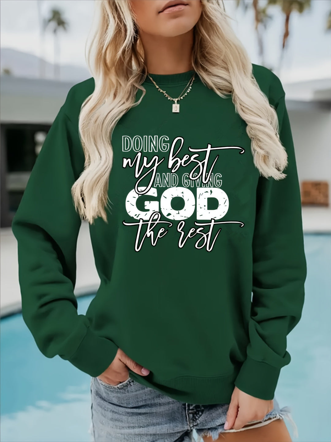 Pull femme avec motif personnalisé Chic & Stil