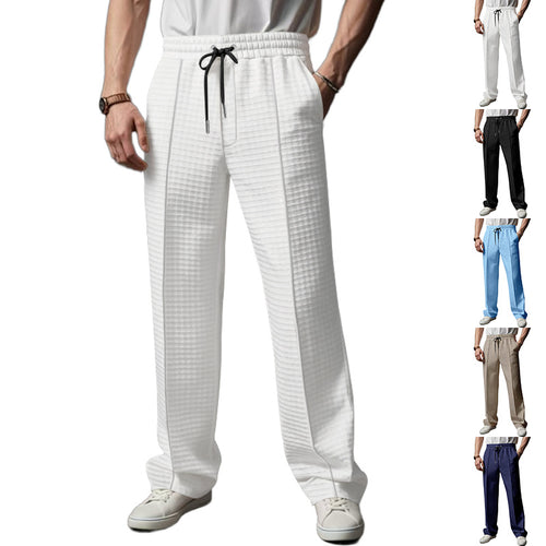 Casual sports pants for men with elastic waist and structured design Lune London