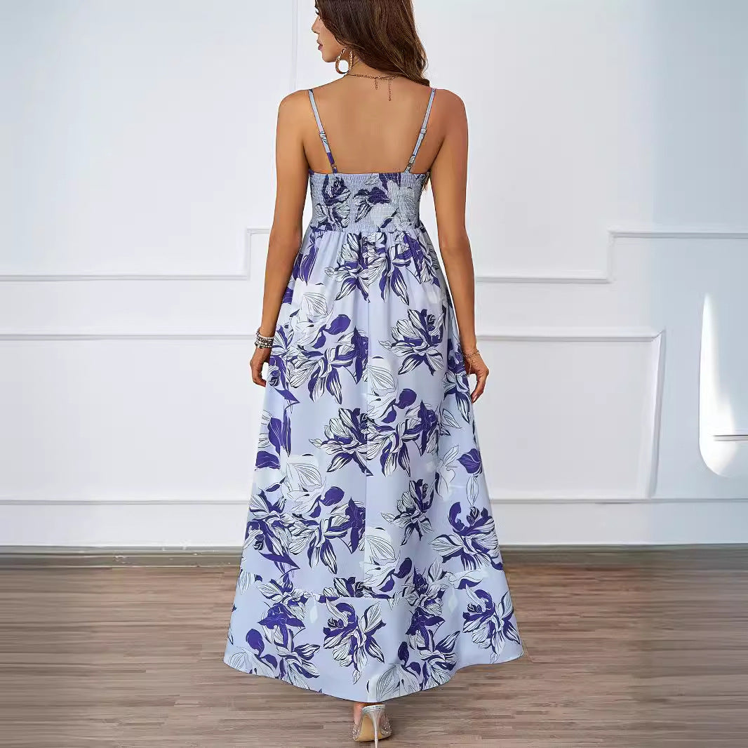Maxi dress for women with graphic pattern Chic & Stil