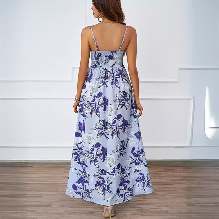 Maxi dress for women with graphic pattern Chic & Stil
