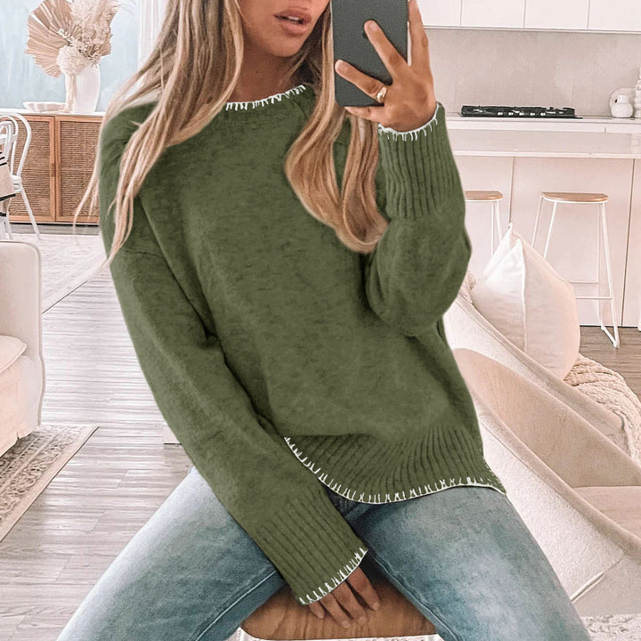 Plus size ladies knitted sweater Lune London