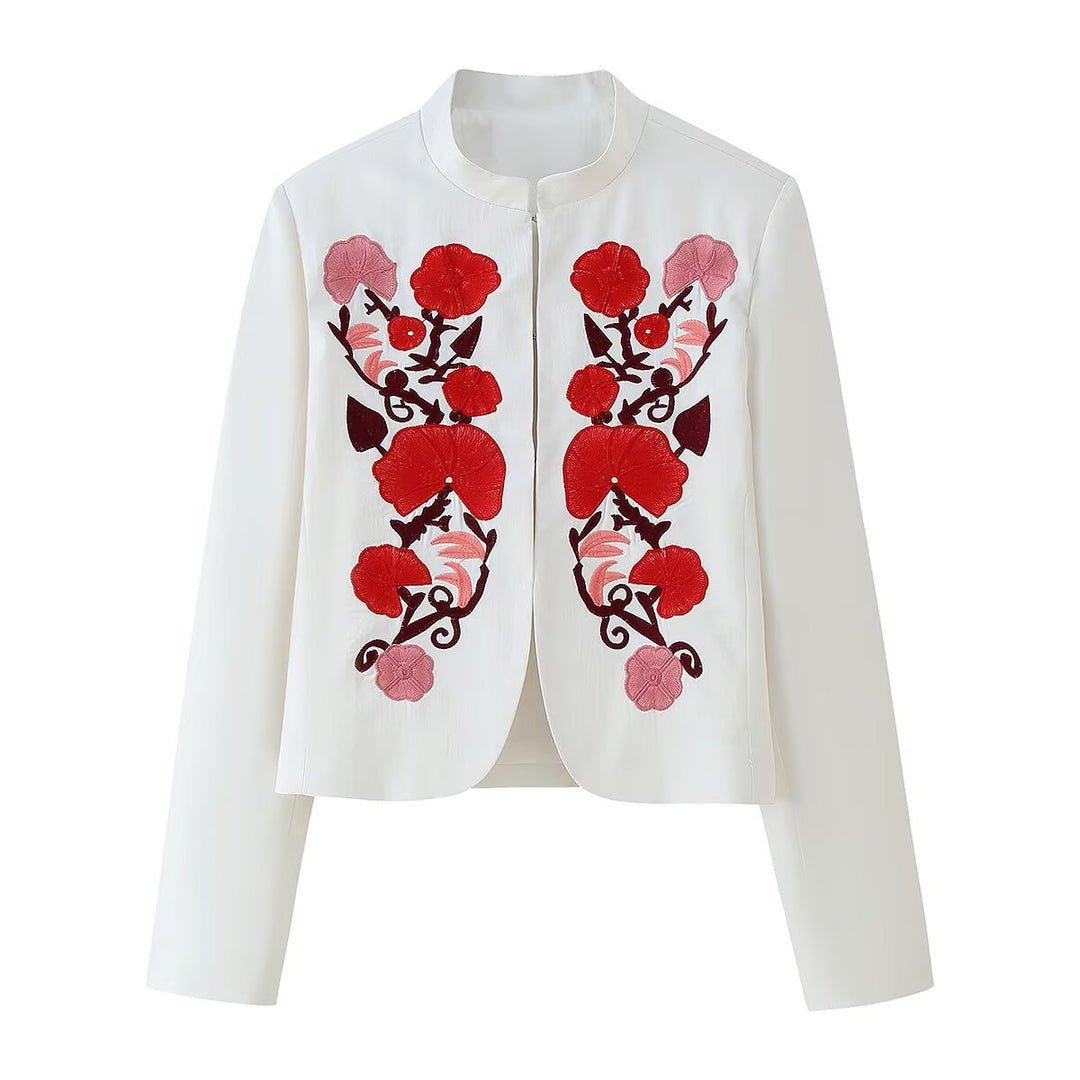 Ladies elegant embroidered jacket Lune London