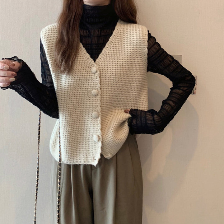 Ladies knitted vest Lune London