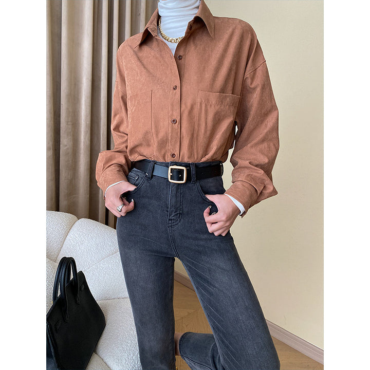 Ladies loosely cut cotton blouse Chic & Stil