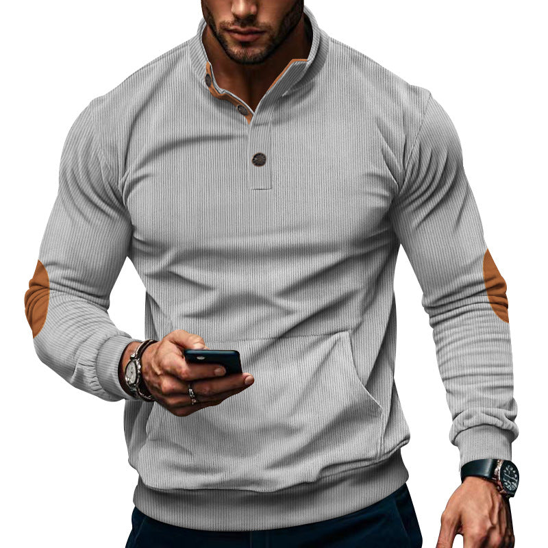 Long-sleeved t-shirt for men with a structured design and modern details Lune London