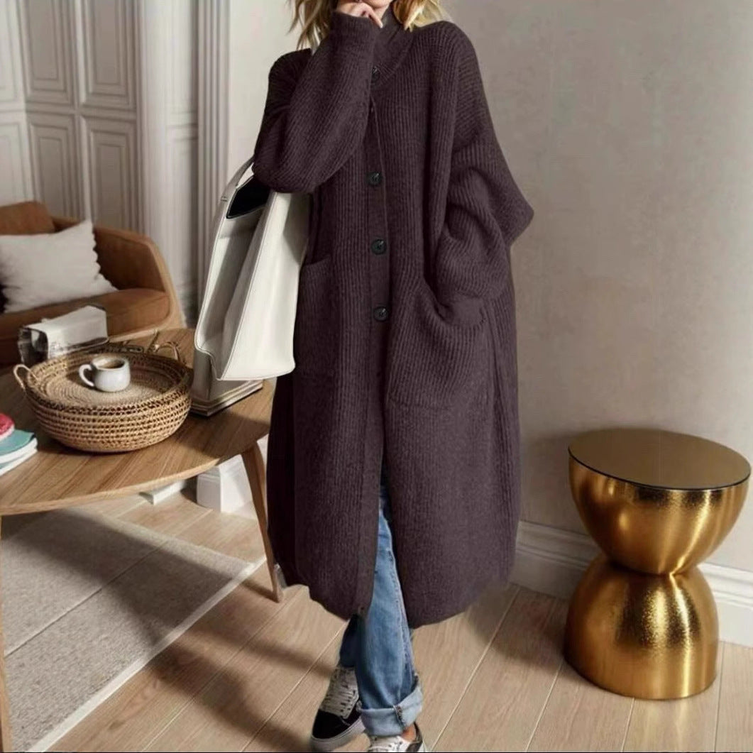 Oversized knit coat for women Lune London