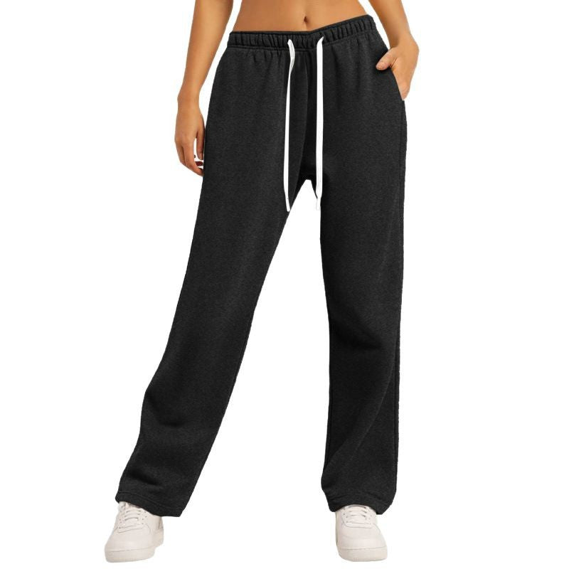 Lune London High Waist Casual Jogging Pants for Ladies with Drawstring
