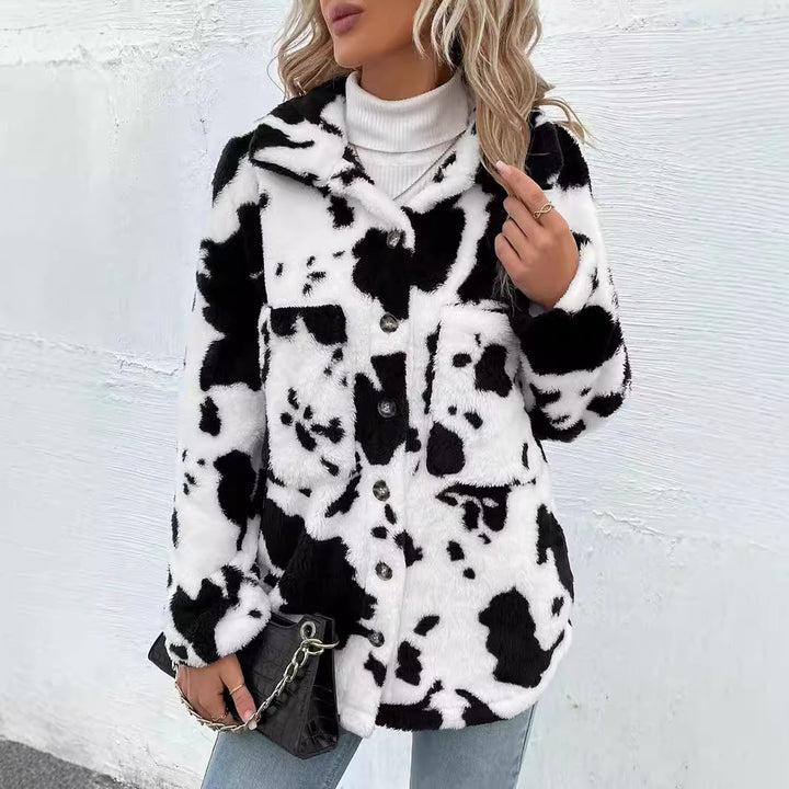 Ladies Soft Checkered Jacket Lune London