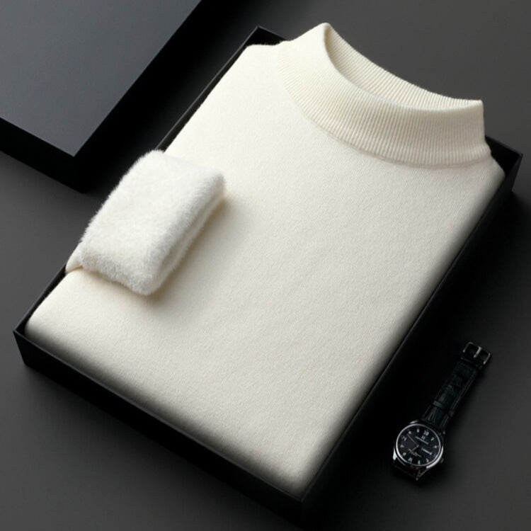 Warm turtleneck pullover for ladies made of high-quality cotton Lune London