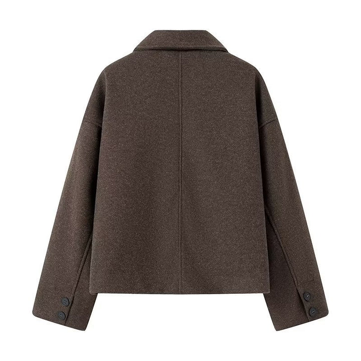 Casual wool jacket for women with button details Lune London