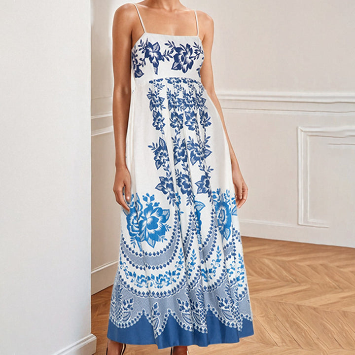 Robe maxi femme avec imprimé floral Chic & Stil