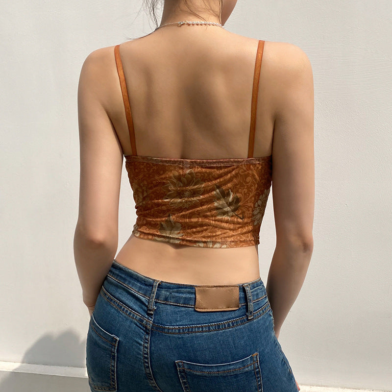 Ladies lace corset top with floral design and sophisticated cut Lune London