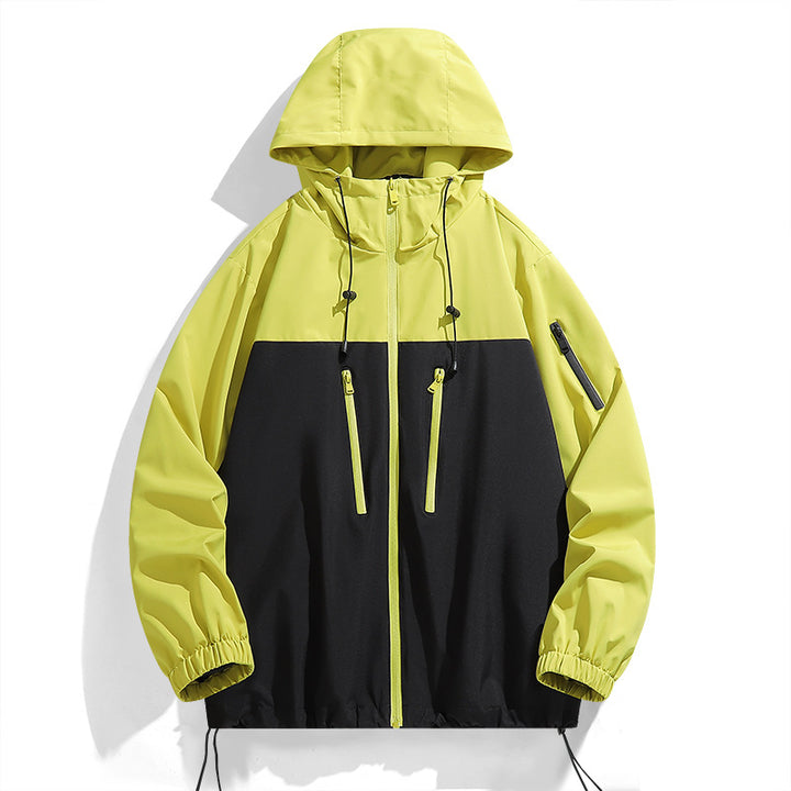 Men's transitional jacket, windproof, with adjustable hood Lune London
