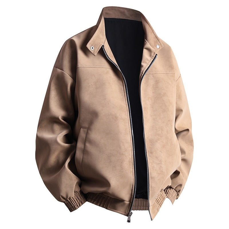 Fashionable men's transitional jacket in a casual style with practical pockets Lune London