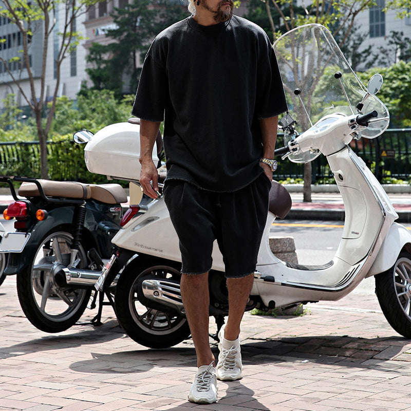 Casual set for men in breathable cotton Lune London