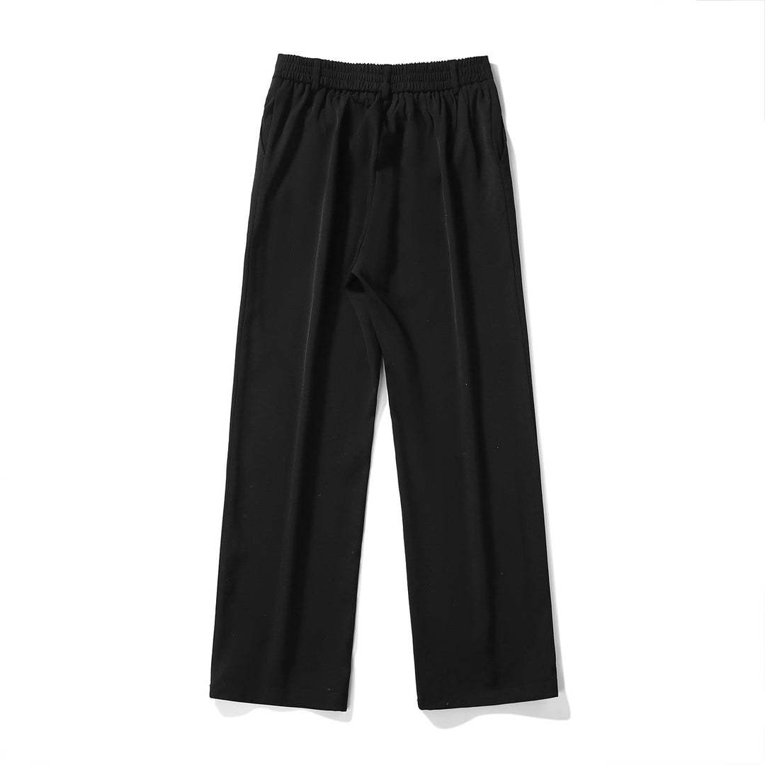 Elegant wide pants for men with elastic waist and side pockets Lune London