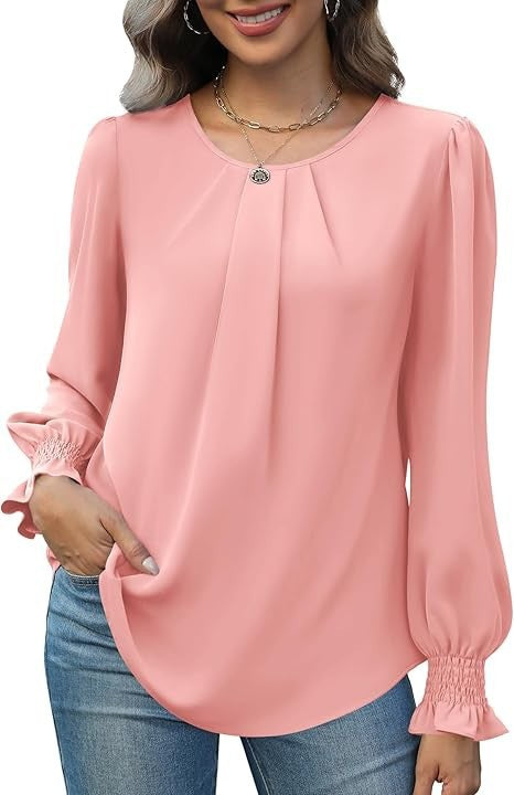 Blouse élégante pour dames avec manches bouffantes Chic & Stil