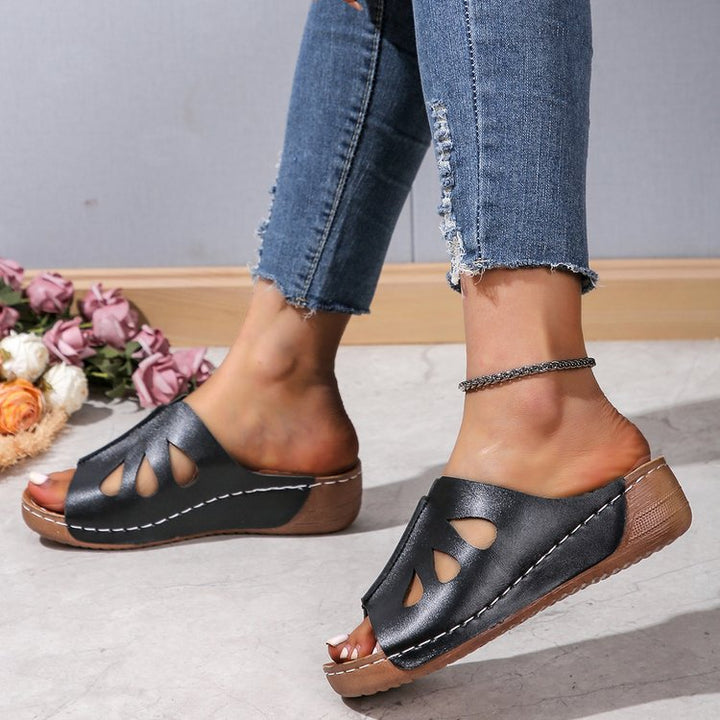 Women's Elegant Clogs with Trendy Cutouts Lune London