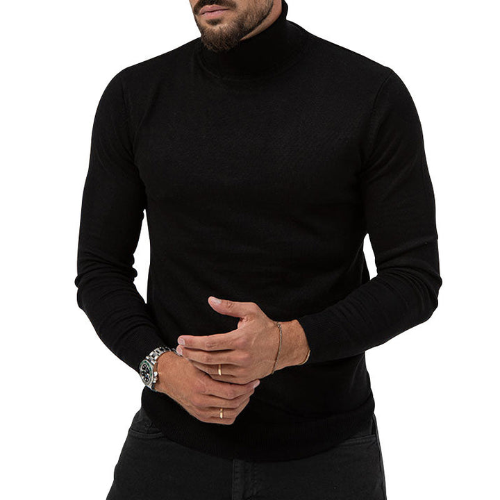 Men's turtleneck sweater with a fine knitted structure and a relaxed fit Lune London