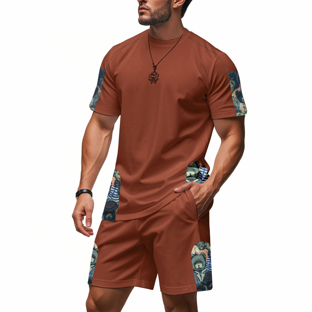 Casual training suit for men with graphic design and comfortable pocket combinations Lune London