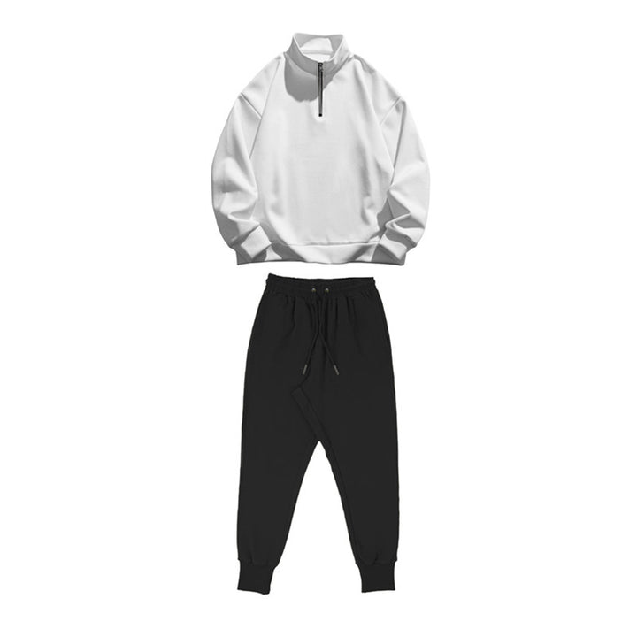 Casual tracksuit for men with practical pockets and modern high collar Lune London
