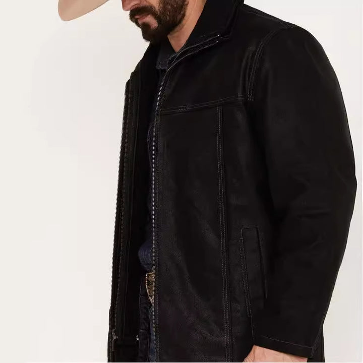 High-quality leather jacket for men with versatile style Lune London