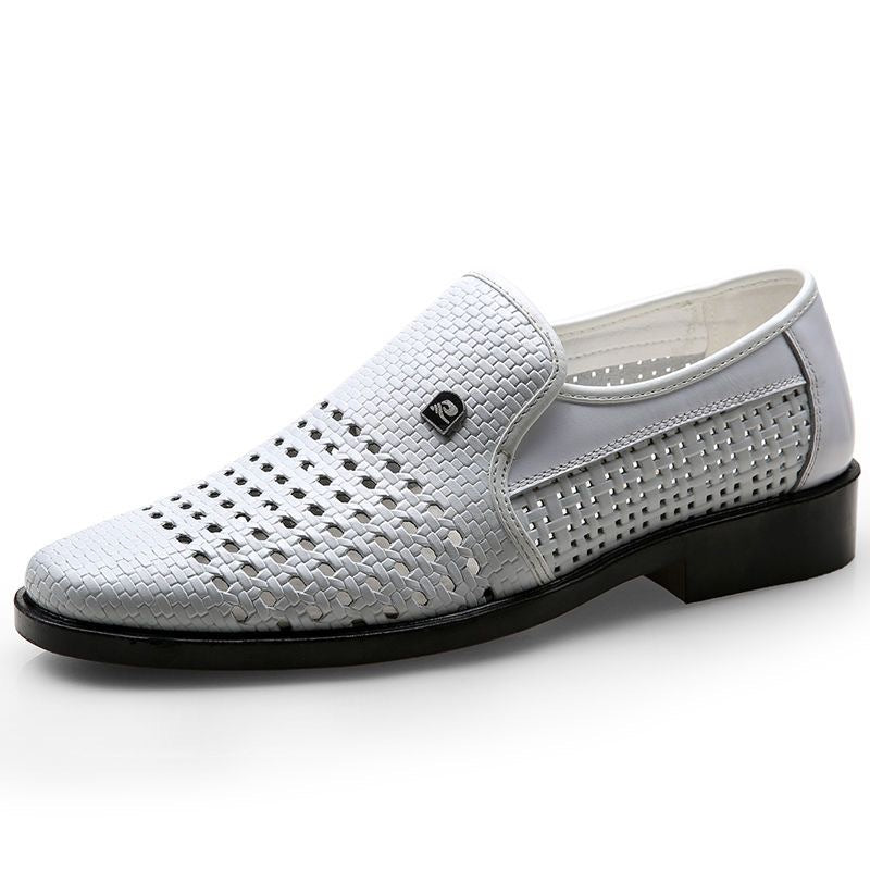 Men Breathable Handwoven Slippers Lune London