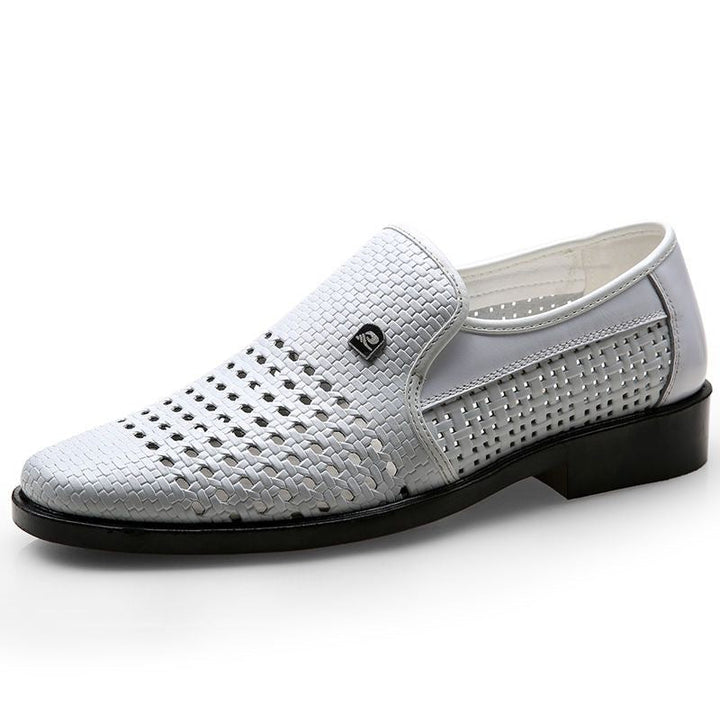 Men Breathable Handwoven Slippers Lune London