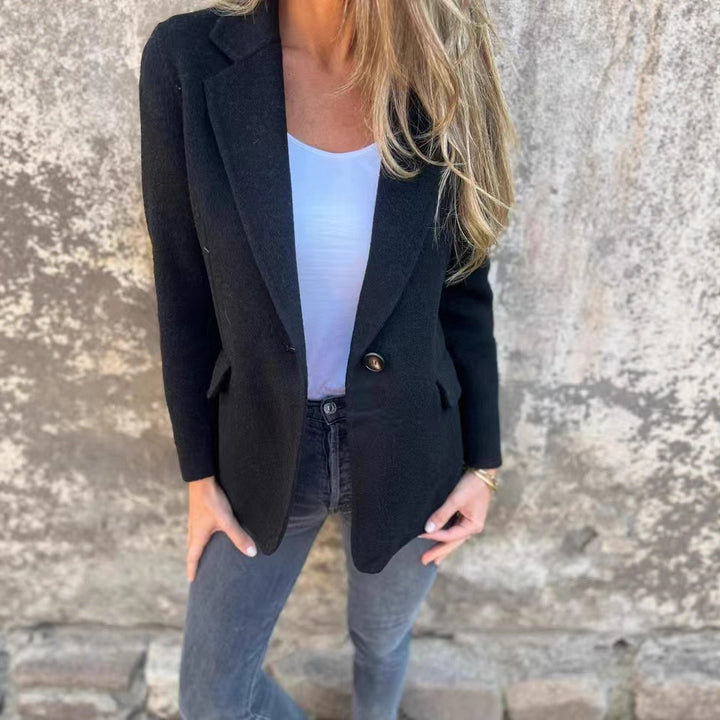 Veste blazer élégante pour femmes en matériau doux Lune London