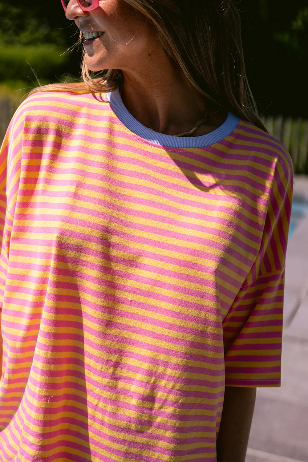 Casual and trendy striped T-shirt for women Lune London
