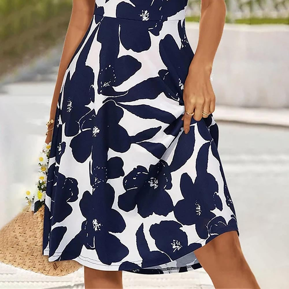 Lune London Floral A-line Dress for Women