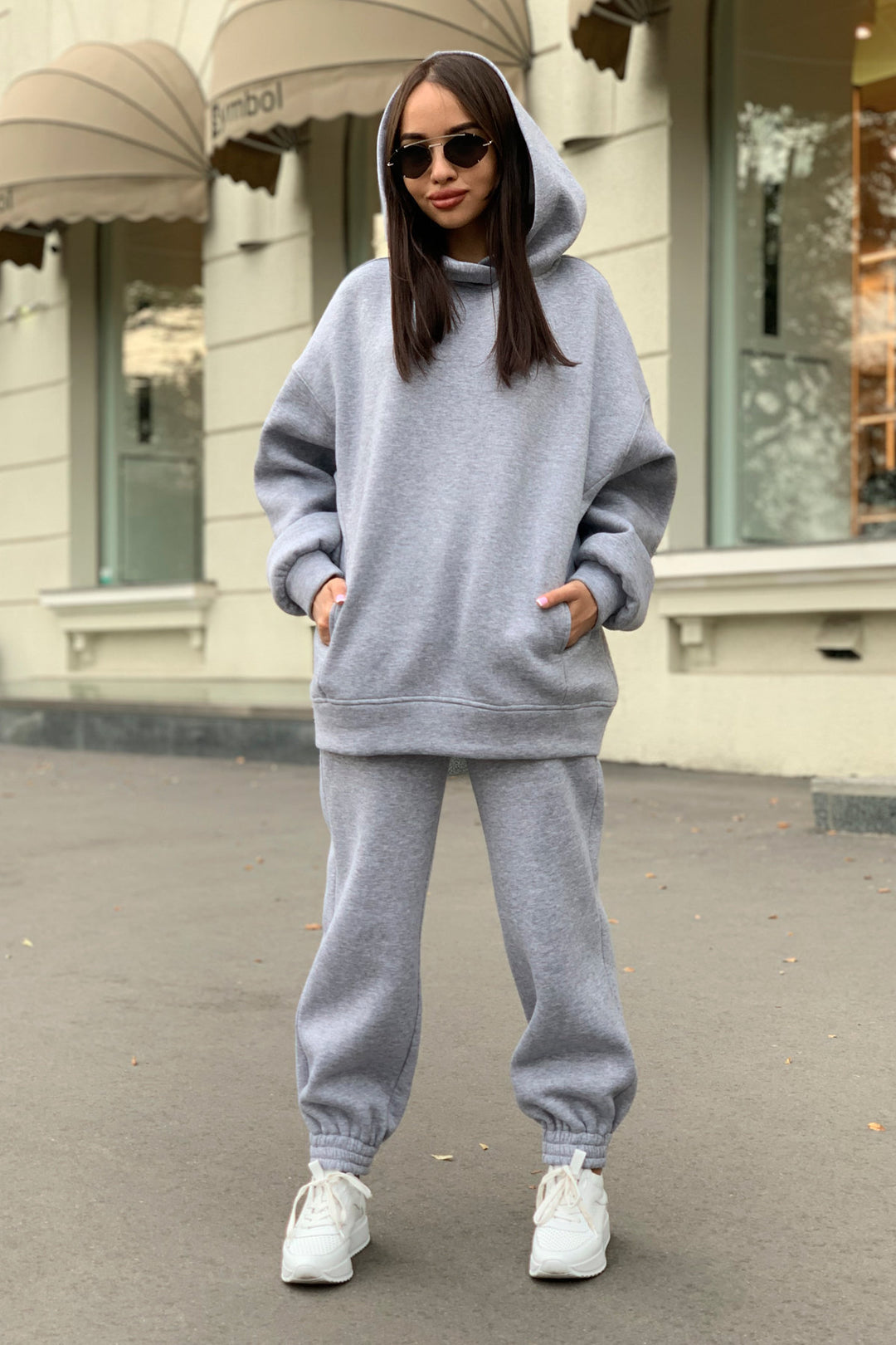 Lune London Comfortable Hooded Sweatpants Set for Women