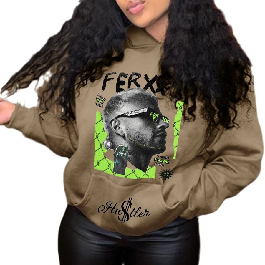 Hooded sweatshirt for women with unique graphic design and eye-catching details Lune London