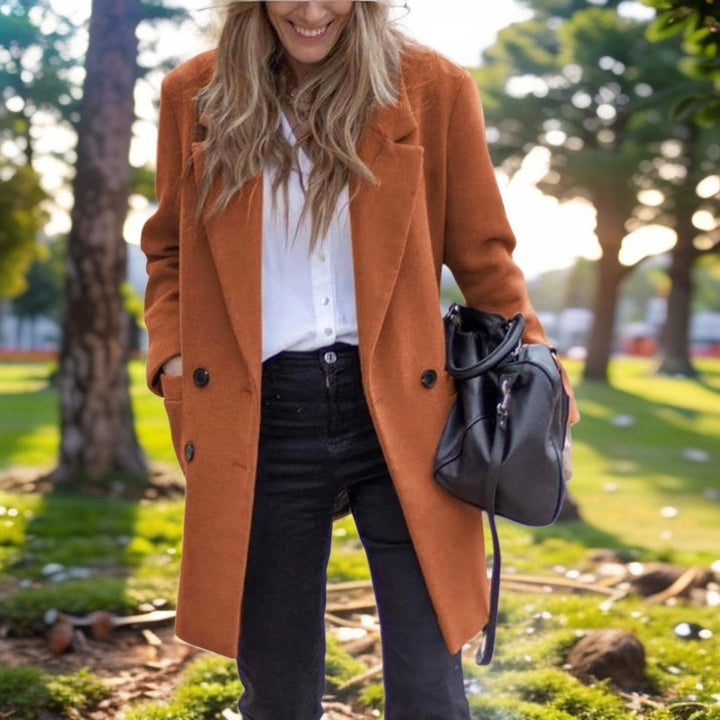Elegant wool coat for women Lune London